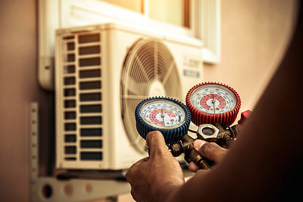 Professional Heat Pump Repair technician working in Imperial, PA